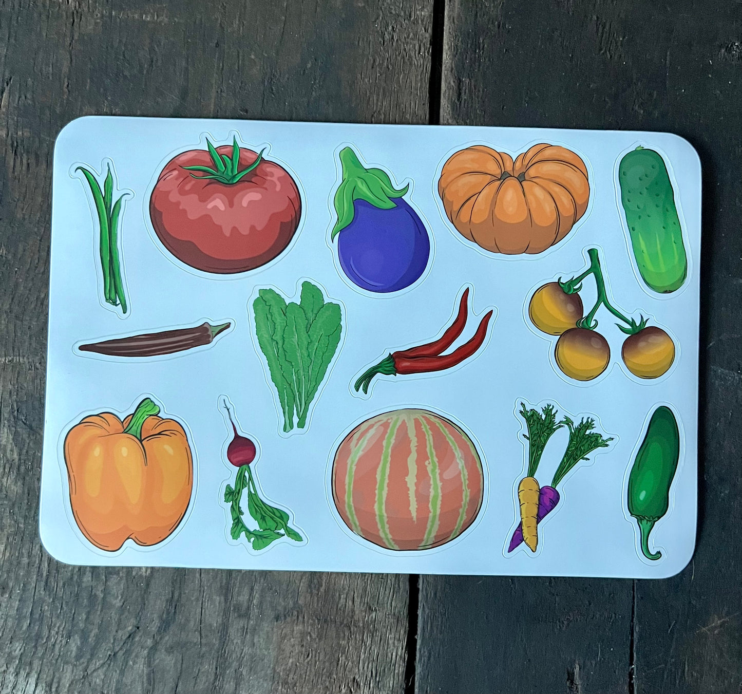 Mini Veggie Stickers