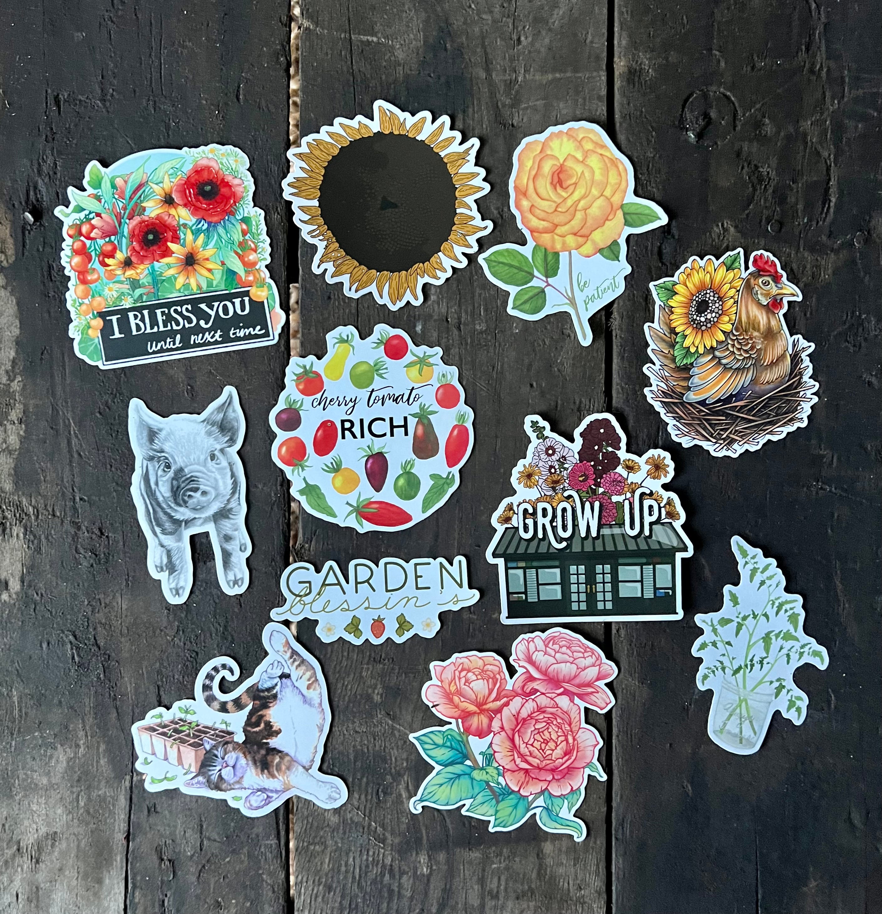 Sticker Mystery Bag (7 stickers per bag) – Roots & Refuge